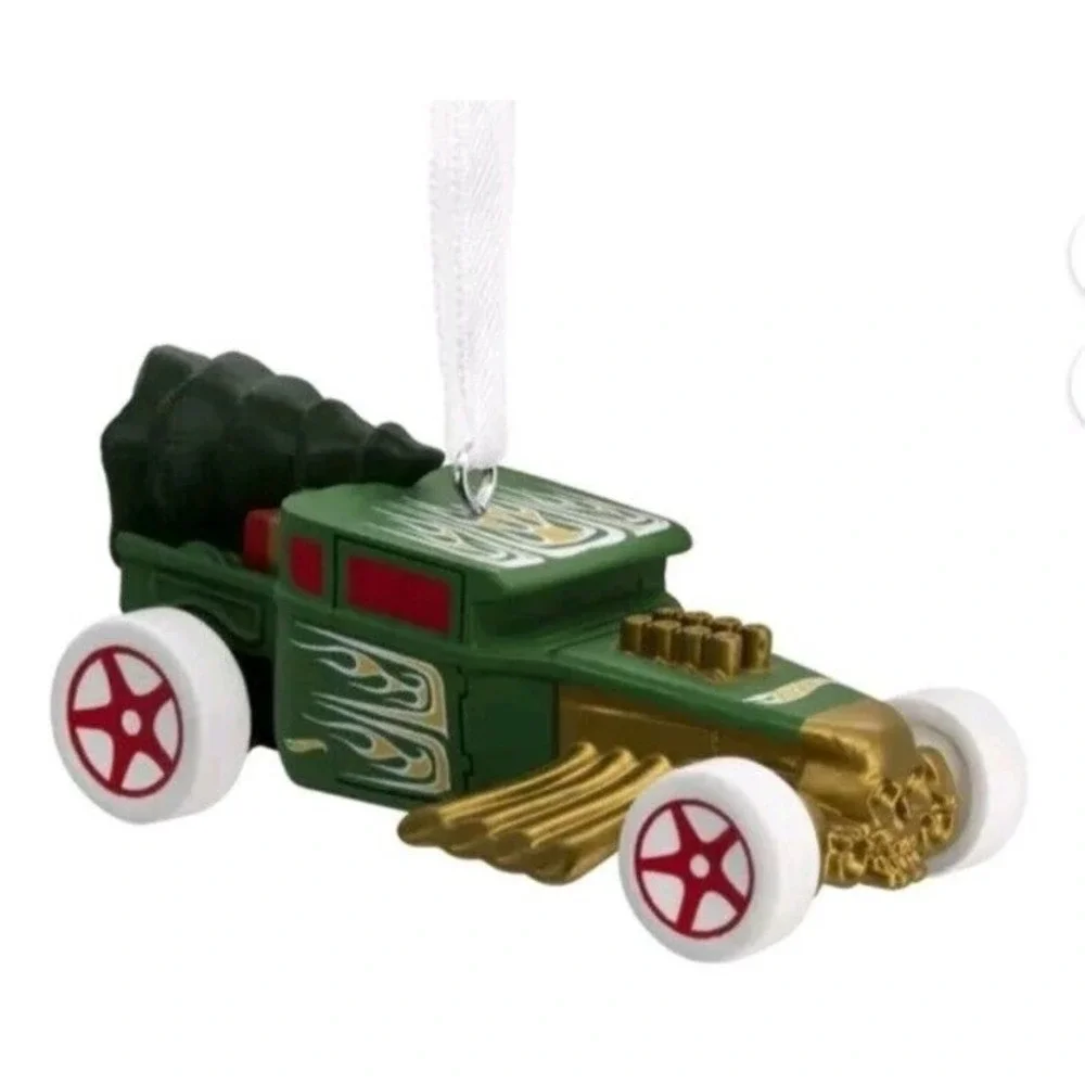 2024 Hallmark Hot Wheels Holiday Bone Shaker Christmas Tree Ornament New